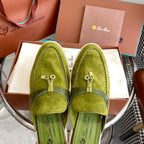 LP CHARMS WALK BABOUCHE LOAFERS CHARTRE SUEDE