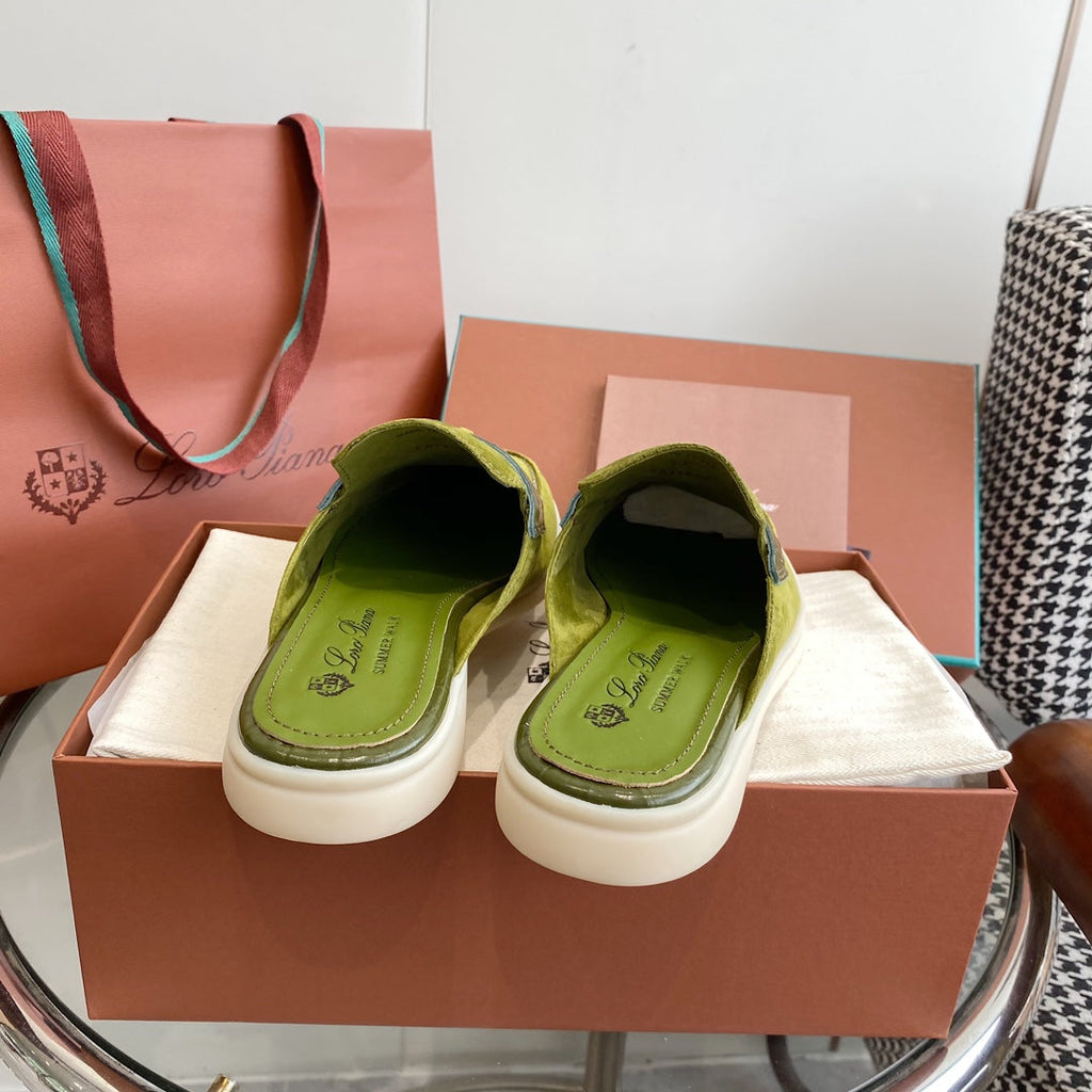 LP CHARMS WALK BABOUCHE LOAFERS CHARTRE SUEDE