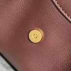 Celine Polly Bag 33cm Burgundy Calfskin GHW