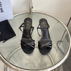 HIGH HEEL 65MM IN BLACK CALFSKIN