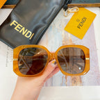 OVERSIZED FF DIAMONDS SQUARE FRAME SUNGLASSES FE40065F IN ACETATE