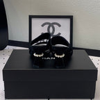 MULES black LAMBSKIN