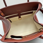 The Row Margaux 12 32cm Tote Bag In Smooth Calfskin