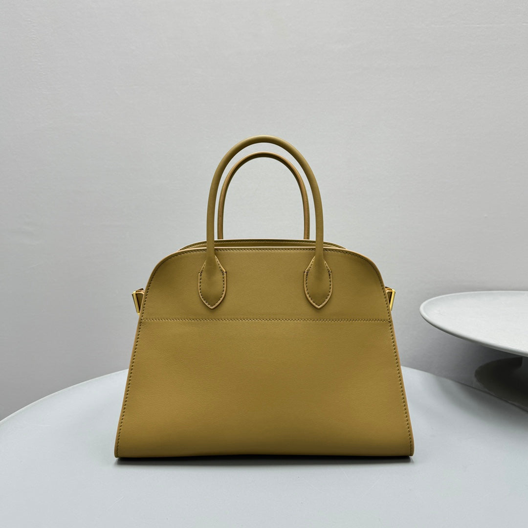The Row Margaux 12 32cm Tote Bag In Smooth Calfskin