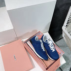 Azure Color Sneakers Canvas