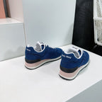 Azure Color Sneakers Canvas
