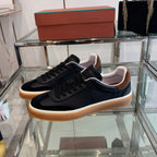 LP TENNIS WALK SNEAKERS BLACK CALFSKIN