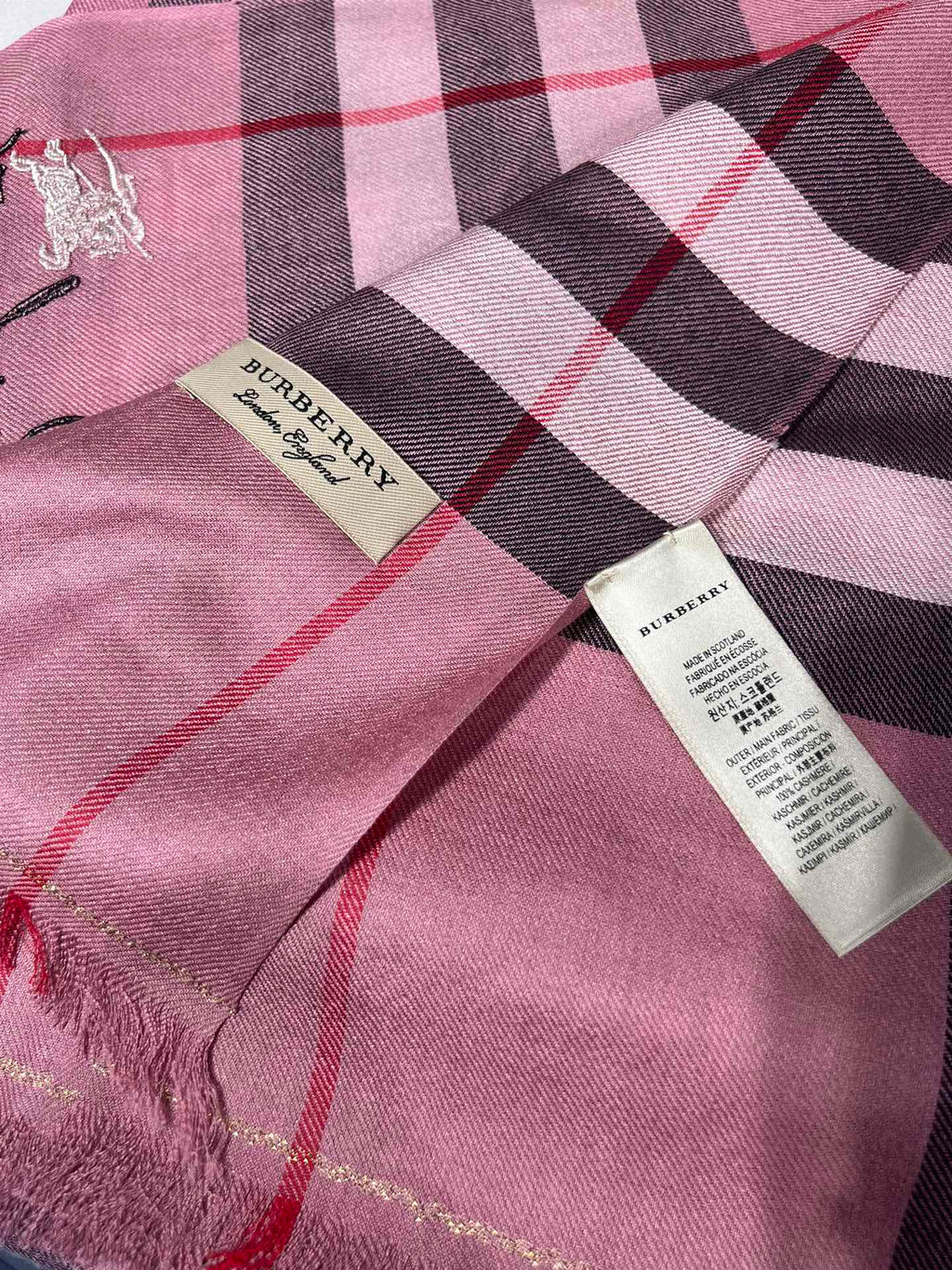BBR SCARF 200 CM IN CASHMERE 490989