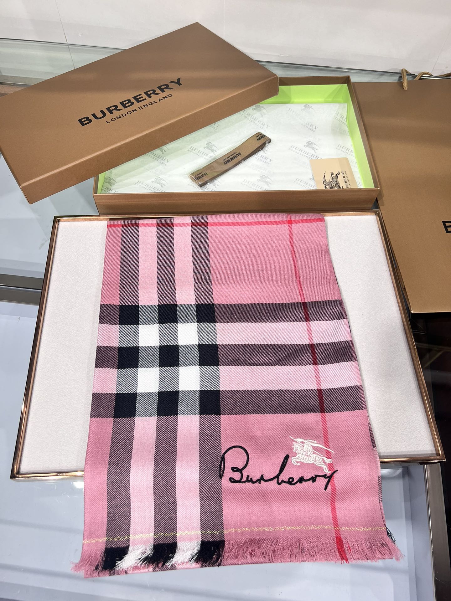 BBR SCARF 200 CM IN CASHMERE 490989