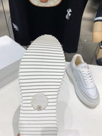 NAMA SNEAKER 5 CM IN WHITE CALFSKIN