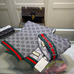 SET SCARF AND HAT IN DOVE GRAY MONOGRAM CASHMERE 349667