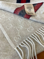 GUCCI 25S SCARF 190 IN WOOL 636370