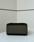 ORIGAMI MEDIUM 27 IN ARMY GREEN LAMBSKIN AND SUEDE