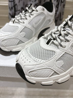 DIOR 25S CHRONO SNEAKER 45MM IN MESH WITH WHITE AND BLACK CALFSKIN