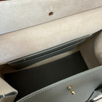 LOOM BAG 32 IN THYME GREEN SMOOTH CALFSKIN