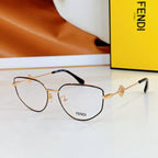 TRAVEL GEOMETRIC FRAME SUNGLASSES FE40152U IN METAL
