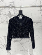 YSL 25S V-NECK TOP STYLE 125