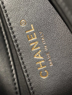 CC Mini Flap Bag 18 Black Lambskin