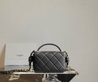 CC Mini Flap Bag 18 Black Lambskin