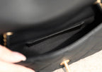 CC Mini Flap Bag 18 Black Lambskin