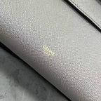 Celine Nano Belt Bag Grey Grain Leather