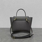 Celine Nano Belt Bag Grey Grain Leather
