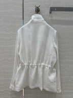 LP CLASSIC STAND-COLLAR LINEN JACKET 265165