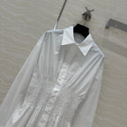 PRADA PREMIUM SHIRT DRESS WITH WAISTED DESIGN 276300