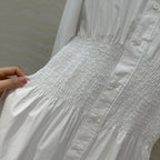 PRADA PREMIUM SHIRT DRESS WITH WAISTED DESIGN 276300