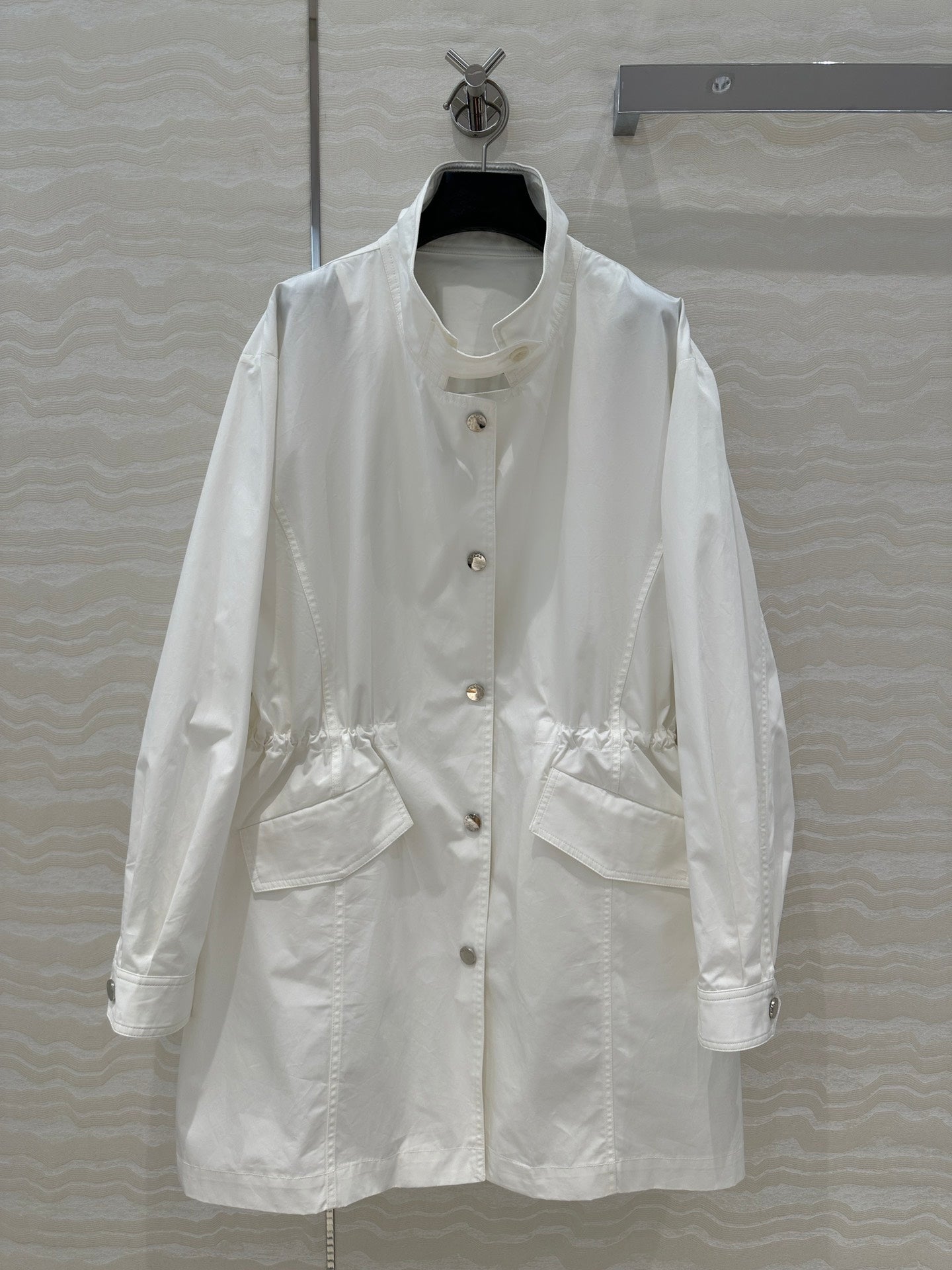 PRADA WINDBREAKER JACKET WITH TRIANGULAR POCKETS 276314