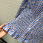 PRADA PREMIUM SHIRT DRESS WITH HIP-HUGGING DESIGN 276305