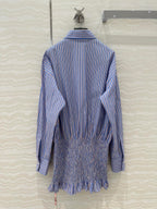 PRADA PREMIUM SHIRT DRESS WITH HIP-HUGGING DESIGN 276305