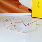 TRAVEL SQUARE FRAME SUNGLASSES FE50111F IN METAL