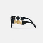 EMBOSSED LOGO MEDUSA BIGGIE SQUARE FRAME SUNGLASSES VE4483D IN ACETATE