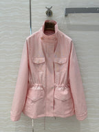 LP CLASSIC STAND-COLLAR LINEN JACKET 265162