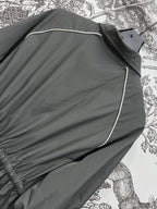 MIU 25S HOODED JACKET GREY IN NYLON 263119