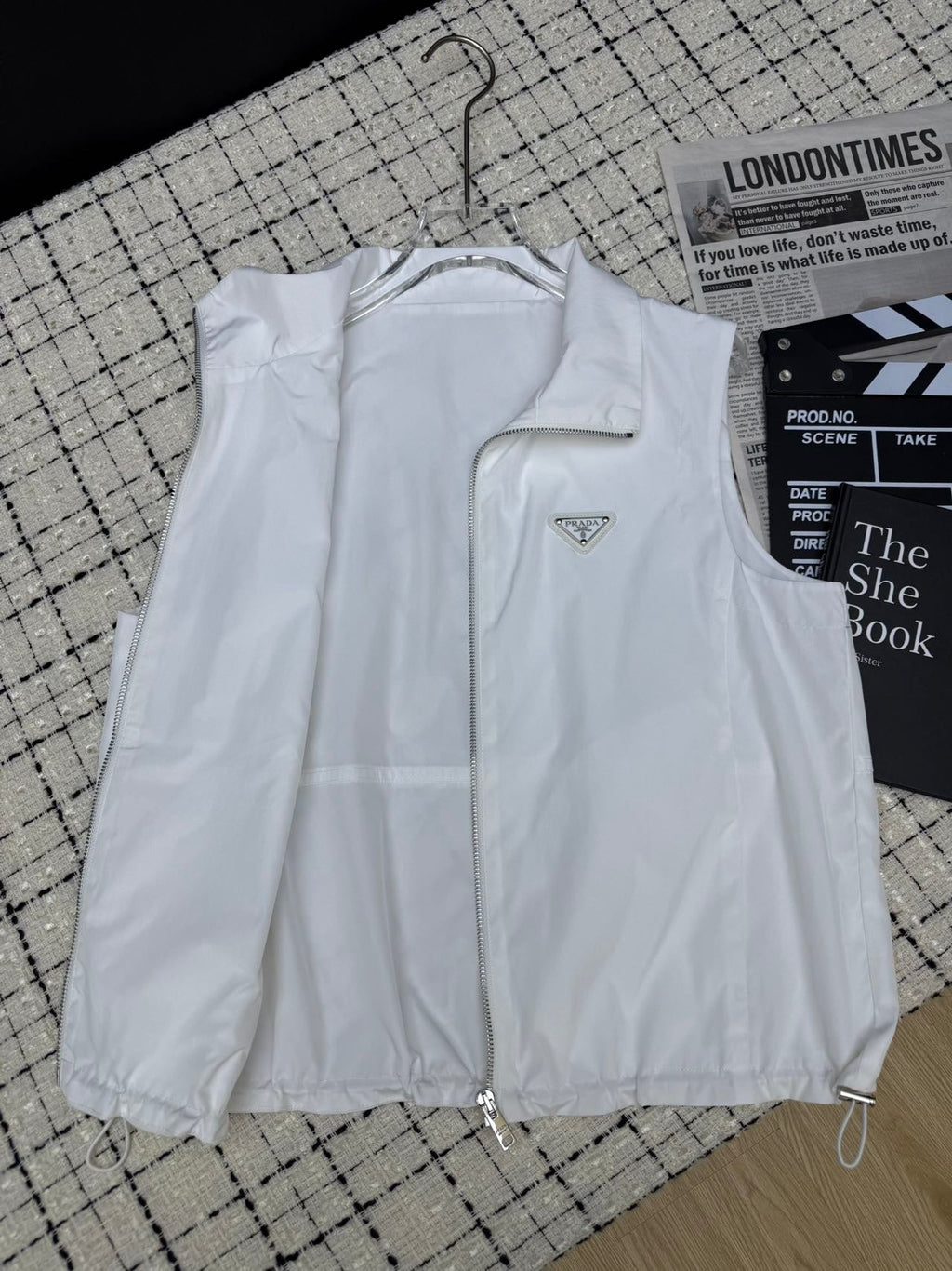 PRADA TOP AND SKIRT SET STYLE 124