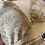 SWIMSUIT IN NUDE EMBROIDERED LOGO 604223