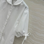 PRADA FASHION WHITE SHIRT 263951
