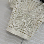 DIOR SHORT-SLEEVE MESH TOP 270069