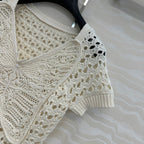 DIOR SHORT-SLEEVE MESH TOP 270069