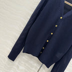 LP NAVY BLUE V-NECK KNIT CARDIGAN