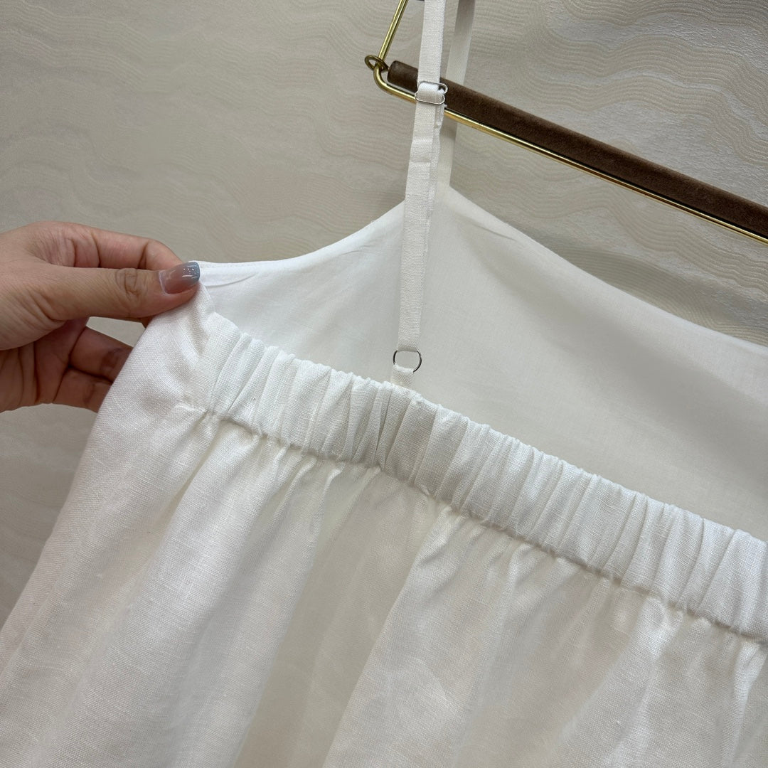 LP LINEN HALTER TOP 272248