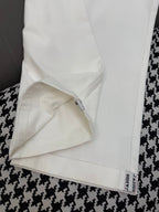 DIOR WHITE STRAIGHT-LEG JEANS