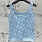FEND 25S JACQUARD KNIT VEST 264229