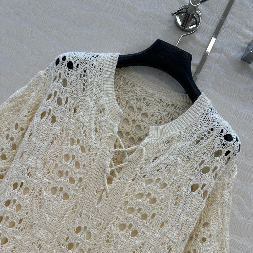 DIOR ELEGANT FRINGE DRESS 270063