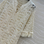 DIOR ELEGANT FRINGE DRESS 270063