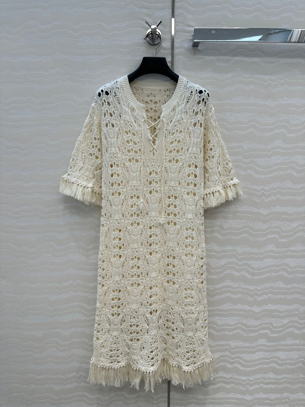 DIOR ELEGANT FRINGE DRESS 270063