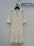 DIOR ELEGANT FRINGE DRESS 270063
