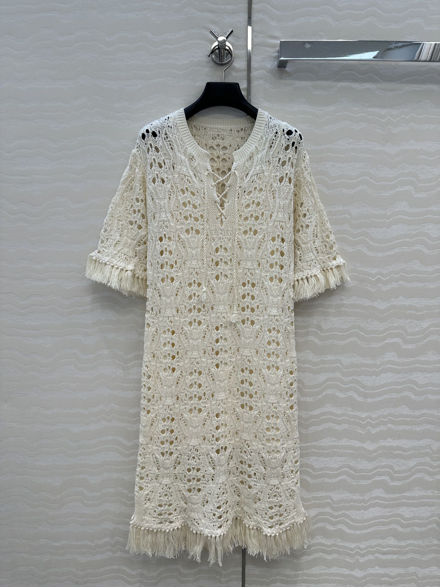 DIOR ELEGANT FRINGE DRESS 270063
